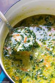 Egg Drop Soup With Spinach gambar png