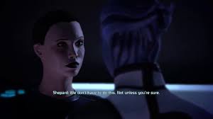 Mass Effect: Shepherd & liara lesbian scene - YouTube