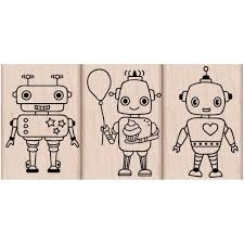 Voir plus d'idées sur le thème dessin robot, dessin, robot. Our Robot Stamps Are Out Of This World A Little Bit Different But Perfect For So Many Projects Each Size Approx 1 25 Stamp Crafts Robot Cute Hero Arts