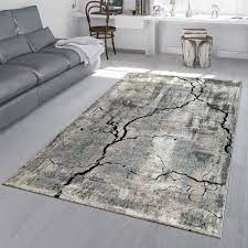 Graue teppiche online kaufen bei topteppiche.de! Kurzflor Teppich Beton Design Used Look Grau Teppichmax
