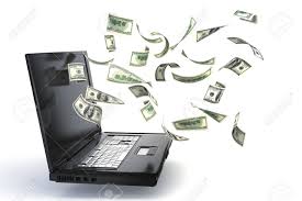 Online Income ,Concepts Earning Money With Your Computer, Online Banking,  Computer Costs, Winning The Lottery, Investments Etc. Isolated On A White  Background Stock Photo, Picture and Royalty Free Image. Image 10750109.