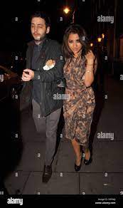 Vanessa White, of girlband 'The Saturdays' where the band celebtated ending  their current tour arriving at midnight at Krystle night club. The girls  partied until 3:15am leaving the club a little worse