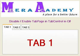 how to disable tab pages in tab control