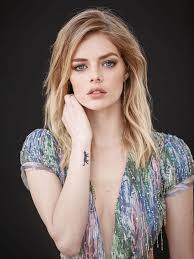If you have blue eyes and blonde hair, conceiving a baby with someone who also has blue eyes and blonde hair will provide the greatest likelihood. Samara Weaving Actress Blonde Blue Eyes Simple Background Dark Background Hd Wallpaper Wallpaperbetter