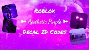 bloxburg aesthetic purple id codes