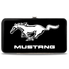 Price new from used from hardcover, january 1, 2018 please retry $50.00. Hinged Wallet Ford Mustang Black White Logo Centered Buckle Down
