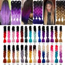 Details About New Kanekalon Ombre Synthetic Jumbo Braiding Hair Extension Afro Twist Braid Ft5