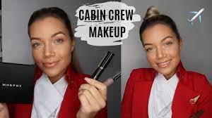 cabin crew makeup easy and long