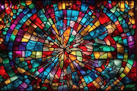 Stained Glass Background Graphic By