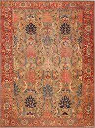 antique persian serapi area rug