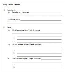 Paper Outline Sample      Documents in PDF  Word Sample Templates