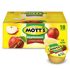 mott s cinnamon applesauce 4 oz cups18