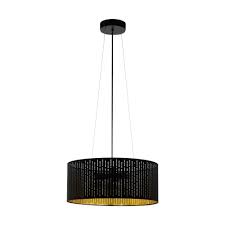 If you're after overhead lighting, browse our. Eglo Lighting Varillas Large Ceiling Pendant Light In Black Finish With Gold Inner Shade 98313 Lighting From The Home Lighting Centre Uk