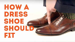 how a dress shoe should fit guide to