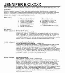 Certified Holistic Health Coach Resume Example Self Employed
