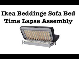 ikea sofa bed embly time lapse you