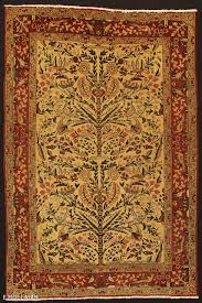 antique persian qum old part silk rug n