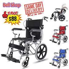foldable wheelchair pushchair