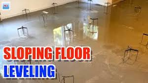 sloping floor leveling