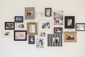 gallery frame wall for family photos