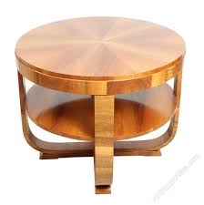 Art Deco Walnut Coffee Table Antiques