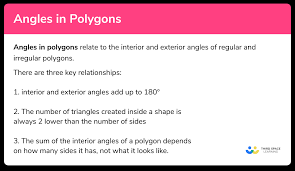 angles in polygons gcse maths steps