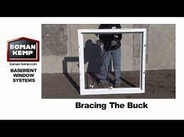 Bracing Basement Egress Window Buck