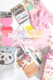 daiso makeup haul mini reviews
