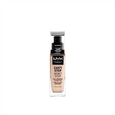 nyx professional makeup can t stop won t stop full coverage foundation light porcelain 30ml