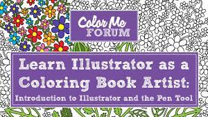 For decades, sharon steuer and her international wow! Introduction To Illustrator And The Pen Tool For Coloring Book Artists Via Color Me Forum Youtube