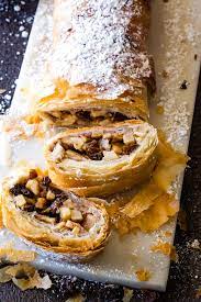 apple strudel with phyllo dough the