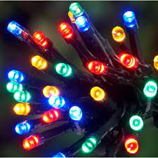 wilko 200 multicolour led solar lights