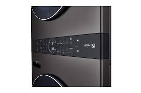 Compact commercial washer/dryer and dryer/dryer options to save space in your laundry room. Lg Single Unit Front Load Lg Washtower With Center Control 4 5 Cu Ft Washer And 7 4 Cu Ft Gas Dryer Wkgx201hba Lg Usa