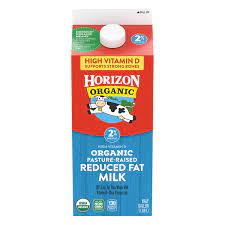horizon organic milk 2 reduced fat