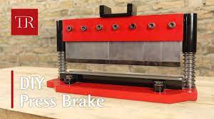 homemade press brake diy metal bender