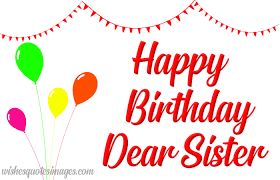 happy birthday sister gif images