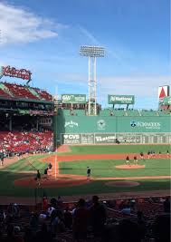 Fenway Park Section Grandstand 17 Row 7 Seat 15 Boston