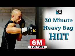30 minute boxing heavy bag hiit workout