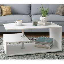White Coffee Table End Side Tea Table