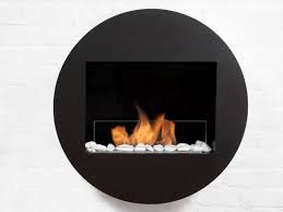 Bio Fireplace Round Black