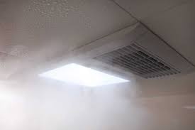 bathroom exhaust fan leaking water when