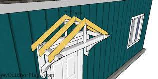Door Canopy Plans Myoutdoorplans