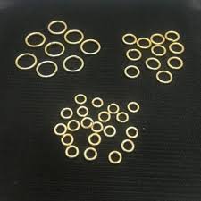 gold finish open jump rings metal