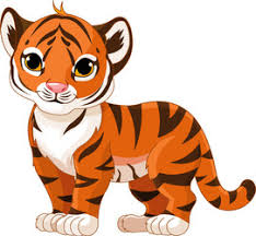 baby tiger vector images over 11 000