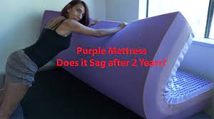 does my purple mattress sag after 2