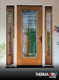 Entry Doors With Glass Fiberglass Door