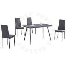 Carlin 2 Tempered Glass Dining Set
