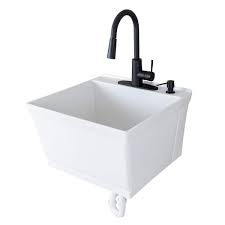 Thermoplastic Wall Mounted Utility Sink