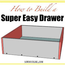 how to build a cabinet drawer the