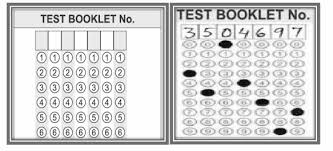 neet 2023 exam filling omr answer sheet